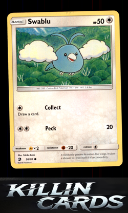Swablu (56) 56/70 Pokemon Common Dragon Majesty Card NM - Image 1