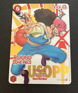 Round1 X One Piece Card Game OP11-003 Usopp Character Card - Image 1