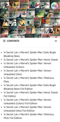 Secret Lair Spiderman The Amazing Everything Bundle MTG Foil & Non Foil - Image 1