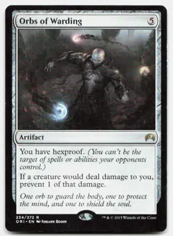 Orbs of Warding 234 Rare Magic Origins Magic: The Gathering Lightly Played - Image 1