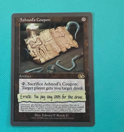Ashnod's Coupon - Unglued - MTG - Magic the Gathering - Image 1