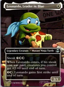 LEONARDO, LEADER IN BLUE (BORDERLESS) 0196 UC TEENAGE MUTANT NINJA TURTLES - Image 1