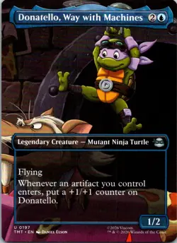 DONATELLO, WAY WITH MACHINES (BORDERLESS) 0197 UC TEENAGE MUTANT NINJA TURTLES - Image 1