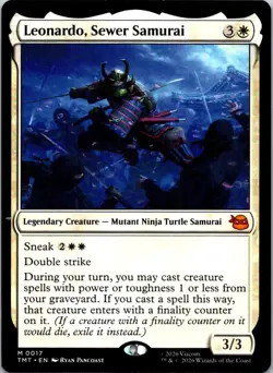 LEONARDO, SEWER SAMURAI 0017 MYTHIC TEENAGE MUTANT NINJA TURTLES - Image 1