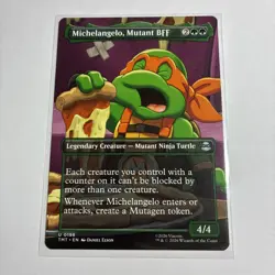 Michelangelo, Mutant BFF (Borderless) 0198 Teenage Mutant Ninja Turtle NM - Image 1