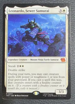 LEONARDO, SEWER SAMURAI 0017 MYTHIC TEENAGE MUTANT NINJA TURTLES - Image 1