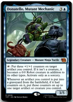 MTG Donatello, Mutant Mechanic Teenage Mutant Ninja Turtles TMT #36 mythic NM - Image 1