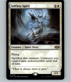 Selfless Spirit Commander: Tarkir: Dragonstorm Regular #0129 - Image 1