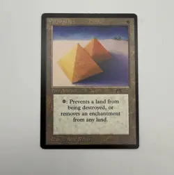 MTG - Pyramids - Arabian Nights (Dark) Vintage Magic Reserved List LP / MP - Image 1