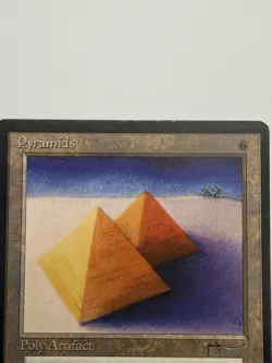 MTG - Pyramids - Arabian Nights (Dark) Vintage Magic Reserved List LP / MP - Image 5