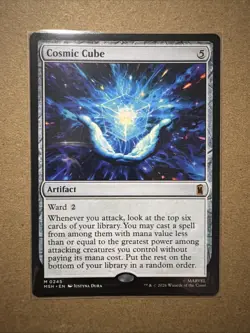 MTG - Cosmic Cube - Marvel Super Heroes - Mythic - NM - Magic the Gathering - Image 1