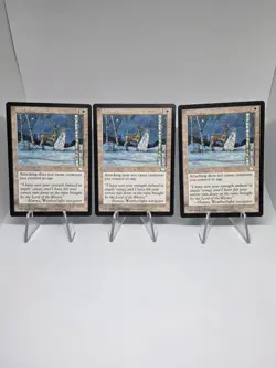 Magic The Gathering TCG 3x Serra's Blessing Vintage Weatherlight Regular 1997 - Image 1