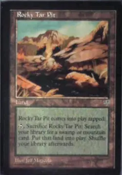 Rocky Tar Pit - Mirage: #329, Magic: The Gathering Nm C308 - Image 1
