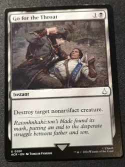 Go For The Throat - ACR - MTG - EN - NM - 0091 - Image 1