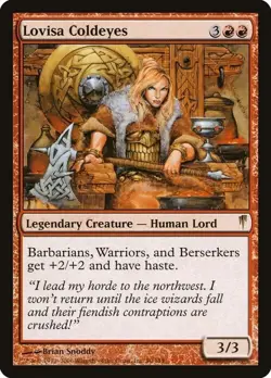 Magic The Gathering MTG LOVISA COLDEYES Coldsnap NM Near Mint - Image 1