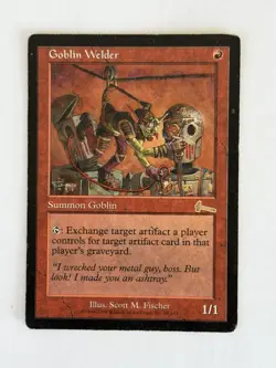 (Damaged) Goblin Welder Urza's Legacy Regular - Image 1