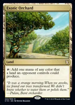 Exotic Orchard - Light Play MTG Commander 2019 - Image 1