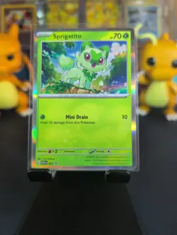 Sprigatito 001 Sv: Scarlet & Violet Promo Cards Holo Pokemon TCG LP. - Image 1