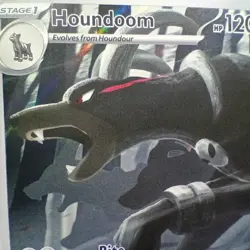 Pokemon TCG Shrouded Fable Houndoom #66 Illustration Rare Near Mint Condition - Image 2
