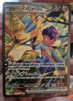 Hop's Zacian ex 2025 Pokemon Journey Together #186/159 - Image 1
