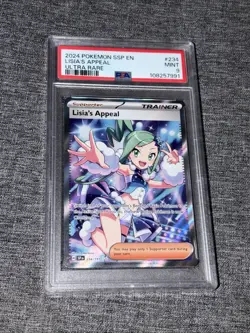 Lisias Appeal 234/191 Ultra Rare Pokemon TCG Surging Sparks PSA 9 - Image 1