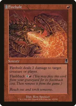 Firebolt - Foil Odyssey LP MTG - Image 1
