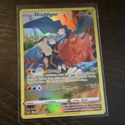 Pokemon Company Druddigon TG09/TG30 Swsh12 Silver Tempest UR Holo 120 HP - Image 1