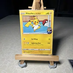 Pokemon Pikachu TCG Promo Card On the Ball Futsal, 001/005 Sealed - Image 1