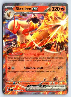 Blaziken ex 024/159 Pokemon Journey Together Holo Double Rare Near Mint - Image 1