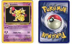 Kadabra Uncommon Pokemon TCG Base Set Unlimited 32/102 HP - Image 3