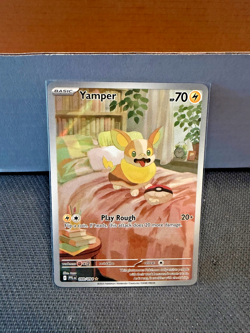 Pokemon TCG Phantasmal Flames 099/094 Yamper Illustration Rare NM / M - Image 1