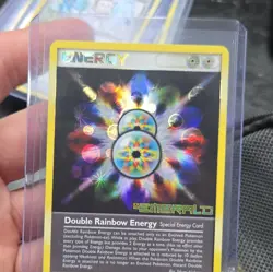 Pokemon TCG Double Rainbow Energy Emerald 87/106 Reverse Holo Rare English 2005 - Image 5