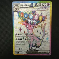 Espeon ex - SVP175 Black Star Full Art Promo Pokemon - NM - Image 1
