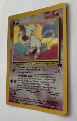 Pokemon Mew #9 WOTC Black Star Promo 1999 Vintage Holo - Image 4