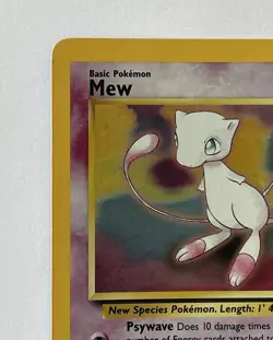 Pokemon Mew #9 WOTC Black Star Promo 1999 Vintage Holo - Image 5