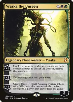2x Vraska the Unseen Commander 2019 LP MTG - Image 1