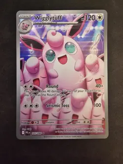 Pokemon TCG Wigglytuff Me02: Phantasmal Flames 105/094 Illus Rare Holo EN 120HP - Image 1