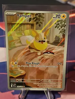 Pokemon Yamper 099/094 Illustration Rare Phantasmal Flames - Image 1