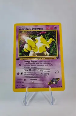Sabrina's Drowzee 95/132 Pokemon Gym Challenge 1st Edition LP Common 2000 - Image 1