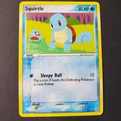 Squirtle 82/112 Common FireRed & LeafGreen Pokemon NM - Image 1