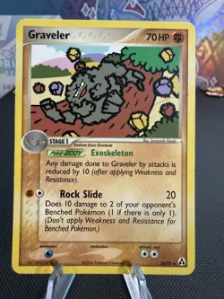 Graveler 34/92 Uncommon Legend Maker Pokemon Lightly Played - Image 1