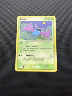 Pokemon Tcg Zubat #82 Pokemon Team Rocket Returns NM - Image 1
