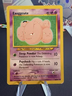 Pokemon Exeggcute 64/105 Neo Destiny Vintage WOTC LP Common - Image 1