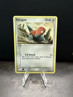 Pokemon Porygon 69/115 EX Unseen Forces 2005 Vintage LP - Image 1