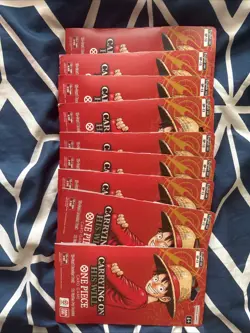 9x - One Piece TCG OP-13 Carrying On His Will Sleeved Booster Pack Lot English - Image 2