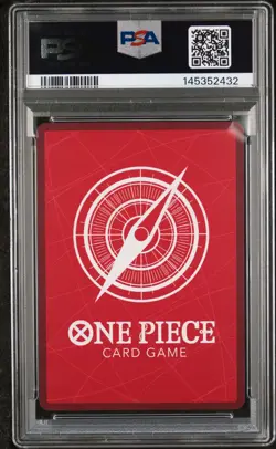 2025 ONE PIECE OP13-CARRYING ON HIS WILL ALTERNATE ART MONKEY D. LUFFY PSA 10 - Image 2