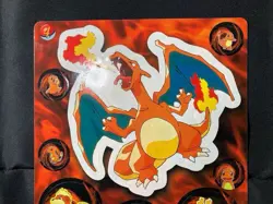 Charizard No.04 Pokemon Jumbo Carddass Sticker TCG Vintage Nintendo Japan 1998 - Image 3