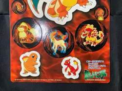 Charizard No.04 Pokemon Jumbo Carddass Sticker TCG Vintage Nintendo Japan 1998 - Image 4