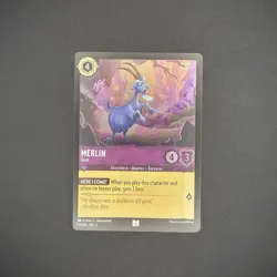 Merlin - Goat - 51/204 - Uncommon - Foil NM-Mint Disney Lorcana: Rise of - Image 2