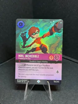 Disney Lorcana Mrs. Incredible Created by the Vine! 213/207 Epic Foil Holo - Image 1